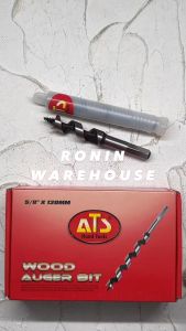 ATS Mata bor kunci Auger bit 5/8 inch x 120 mm pelubang slot pintu