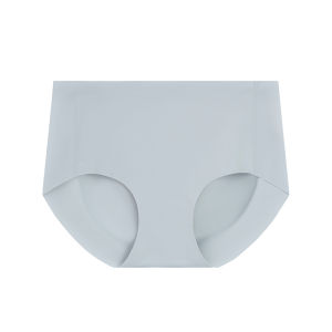 HUACHENGSHI | Antibacterial Ice Silk Womens Underwear Seamless Thin Triangle Sports Briefs Mid Waist High Waist Abdomen Lifting Butt