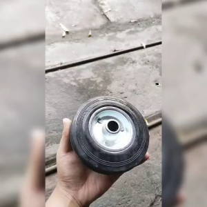 PERBIJI RODA ETALASE WHEEL ONLY RODA SAJA PILIH UKURAN KARET hitam TROLLEY RODA GEROBAK pilih ukuran 3 4 5 6 8 inch