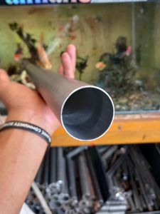 Pipa Besi Seamless 1.5 inch | Od 38mm Id 36mm Tebal 1mm Panjang 20cm sampai 150cm