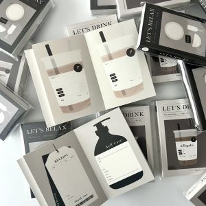 PaperNice M5/A7 10-in-1 Coffee Milk Tea/Lifestyle Multi-functional Sticky Notes Book Ring-bound Notebook Business Supplies