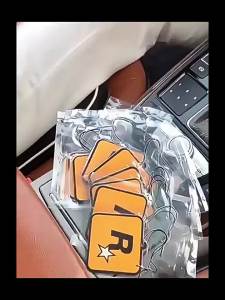 Car Air Freshener Fragrance Tablets Car Interior Odor Removal Hanging Rope Fragrance Tablets Trendy Car Long-lasting Light Fragrance Tablets R Star Pendant