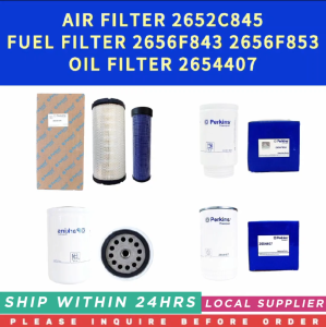 FUEL FILTER 2656F843 2656F853 AIR FILTER 2652C845 OIL FILTER 2654407 [INQUIRE 1ST LIMITED LOCAL STOCK. LOCAL SUPPLIER WARRANTY] FOR PERKINS 1104D