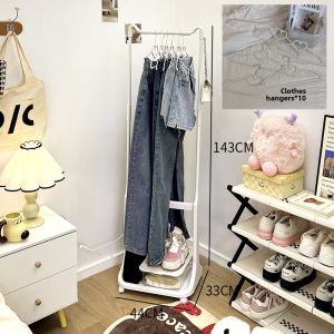 Bathroom Floor Standing Clothes Drying Rack Integrated Dirty Clothes Storage Cabinet next to Washing Machine Mobile Clothes Drying Rack