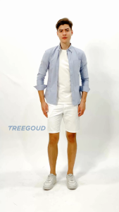 Duaduapertujuh |Celana Chino Pendek Pria Putih | Katun Adem | Slim Fit Nyaman Dipakai Santai | Size 28–38