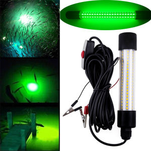 12V ไฟ LED ตกปลา 126 ชิ้น 2835 SMD กันน้ํา Fish Finder โคมไฟดึงดูดเหยื่อ Submersible ไฟตกปลาใต้น้ํา