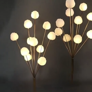 Wedding Props New Style 1.5M 11-Pack Golden Iron Rose-Shaped Light Wedding Scene Layout Background Decoration Stage Art Fairy Light