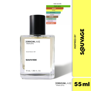 ORIGINLAB Inspired by Sauv4ge Eau de Parfum for Men - 55ml Hypoallergenic Long-Lasting Fragrance Travel size