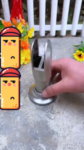 10cm Toilet partition support feet hardware accessorie thickened alloy stainless steel partition  leg stand Tahan lama