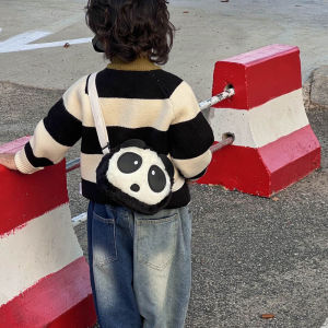 Túi Đeo Chéo Dễ Thương Bằng Vải Nỉ Cho Trẻ Em Túi Đựng Đồ Chơi Đa Năng Cho Bé Gái Túi Đeo Vai Nhỏ Gọn Đựng Đồ Cho Trẻ Em