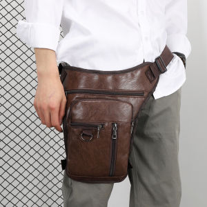 1 piece of leg bag for men and women outdoor waist bag motorcycle and bicycle multi pocket waist bag adjustable shoulder strap