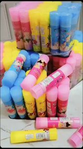 24 PCS Lem glue Stick SEKOLAH  / Lem Kertas stick / Lem putar katakter / Lem Batang Motif Kartun Lucu