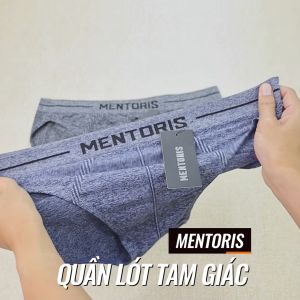 COMBO 3 Quần Sịp Nam Cao Cấp MENTORIS Công Nghệ Không Đường May Mềm Mại Co Giãn Kháng Khuẩn Cực Tốt MBF05