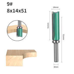 Dao Phay Gỗ Carbide 8MM Đầu Mài Hoa Văn Xanh Dao Phay Mặt 12MM 14MM Dao Phay Gỗ