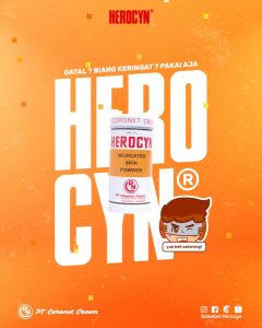 HEROCYN Bedak Gatal 150gr | Bedak Biang Keringat | Bedak Bayi Medicated Powder