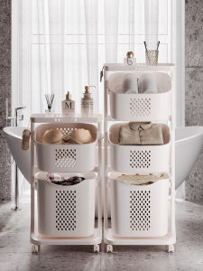 Multi-functional Dirty Clothes Basket With Wheels
