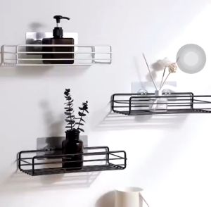 Bathroom Shelf Bathroom Organizer Storage Rack Organizer Shower Wall Shelf Kitchen Basket Hanging