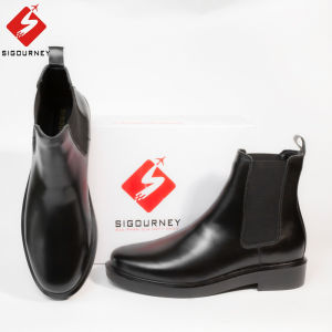 Giày Chunky Bốt Nam Cổ Cao Chelsea Boots Mũi Tròn SIGOURNEY Da Bò BOOTS-04 Bảo Hành 18 Tháng