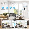Camera IP Wifi 3MP Giám Sát Ngoài Trời Không Dây Với Zoom Kỹ Thuật Số 4X Camera Quan Sát An Ninh Tầm Nhìn Ban Đêm Phát Hiện Con Người Âm Thanh Hai Chiều Màu Trắng. 