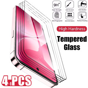 1-4PCS Cover Tempered Glass For vivo V60 Lite V27e V20 SE Pro V31 5G V21e V21s V23 V23e V25 V25e T4 Lite T4x T3 Screen Protector