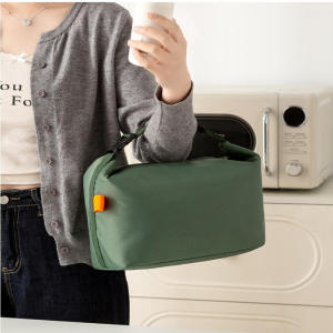 Fashionable Insulated Bag Office Worker Large Capacity Lunch Box Bag Student Hand Carrying Bento Bag