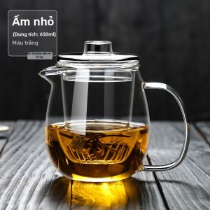 Bình Trà Thủy Tinh Chống Nóng Phân Loại Trà và Nước Hình Penguins