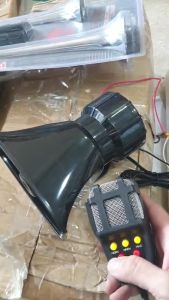 Còi hú bộ đàm 7 giọng dễ lắp đặt có video còi hú bộ đàm 12v 24v