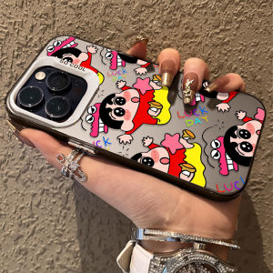Bandai | Ốp Điện Thoại Shin-chan Trendy Anime Dành Cho Samsung Galaxy A Series A26 A36 A56 A25 A35 A55 A34 A54 A13 A33 A53 5G A06 A16 A15 A14 A23 A52 A52S A31 - Chống Trầy Xước Hai Lớp Bảo Vệ Mờ