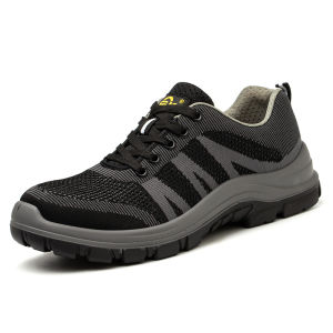 Breathable Lightweight Anti-smash Puncture-resistant Steel-toe Safety Shoes