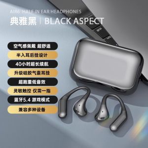 Wireless Bluetooth Earphones Half-In-Ear Sports Running Noise Reduction Super Long Battery Life High Sound Quality for Men And Women
