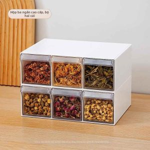 MOLIDA | Hộp Lưu Trữ Chia Sẻ Trong Suốt Đựng Thảo Dược