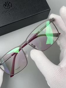 MOKCHEON | Lightweight Titanium Frame Business Square Mens Glasses 147MM