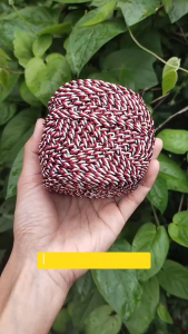 TALI GELANG TRIDATU BALI 150 METER BENANG 3 WARNA LILIT 1 ROLL BESAR ROLL PENUH BENANG 2MM