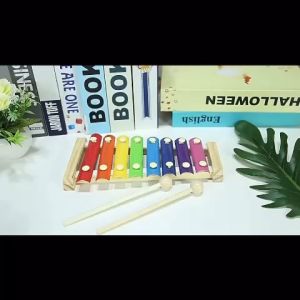 Mainan Edukasi Xylophone Alat Musik Kayu Anak Bayi Kolintang Ketukan