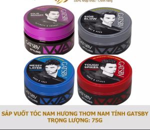 Wax tóc nam GATSBY NEW 75g hương thơm nam tính lịch lãm