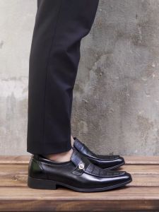 Giày tây nam MULGATI Dandy không dây vân da rắn - N52515