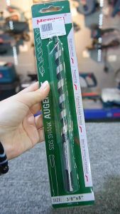 Merwin 1/4 Auger Bit for wood use for SDS Plus Rotary Hammer wood drill bit mata drill kayu " - 7/8"