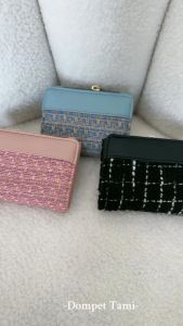 Dainty Chic Dompet Pendek Wanita Dompet Wanita Dompet Lipat Wanita Terbaru