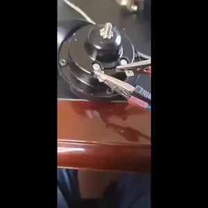 MOCC Klakson Motor Mobil Model Snail Loud Horn 12V 130dB Klakson Suara Mobil Klakson Keong Mobil 12Volt/24Volt Skeleton 96W 110db Klakson / Horn Mobil Motor Double Waterproof Anti Air Merah/Hitam 12V Original Suara Seperti Denso Dan Hella