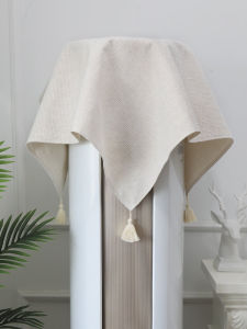 Modern Minimalist round Cylinder Air Conditioner Dust Cover Indoor Living Room Standing Cabinet Top Cover Cloth New 2022