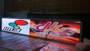 Running Text RGB Videotron Full Colour 57x300Cm Wifi Lan P5 Outdoor