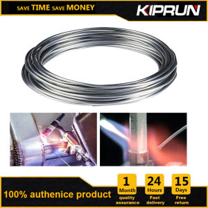 KIPRUN 2.0mm Universal Brass Brazing Welding Rods Fux-cored Electrodes Easy Melt Weld Wire for Steel Copper Aluminum Iron Refrigerator Weld