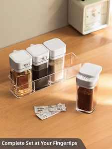TAOKOU | Plastic Kitchen Spice Container Set
