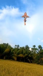 Tay quay diều loại 16cm kèm 100m dây 0.8li