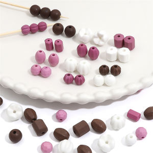 5pcs/bag Ceramic Loose Spacer Beads for DIY Jewelry Making Bracelet Necklace Accessories