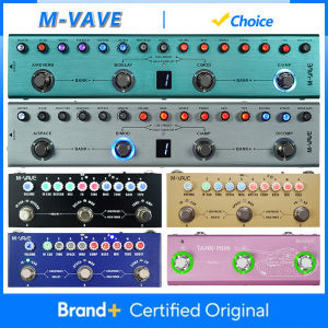 M-VAVE Guitar/Bass Multi-Effect Processor Pedal Rechargeable Multifunctional Combined Effect Pedal Guitar Parts & Accessories
