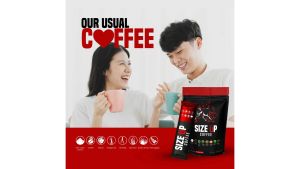 SIZE UP COFFEE Original: Boost Your Energy and Stamina with 5 or 10 Sachets Per Pouch