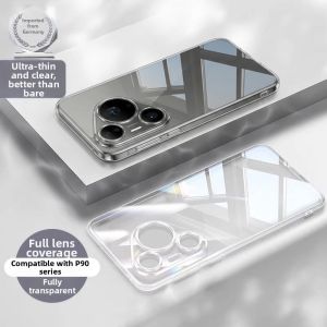 OUXUAN | True Molded Transparent Silicone Phone Case Full Camera Cover Shockproof Ultra Thin
