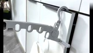 5 หลุมเดินทางพับได้ ราวตากผ้า เสื้อผ้าแขวนโรงแรม