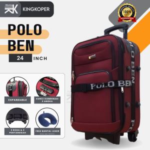 Koper Kain 24 Inch Polo Ben: Tas Travel dan Koper Anti Maling